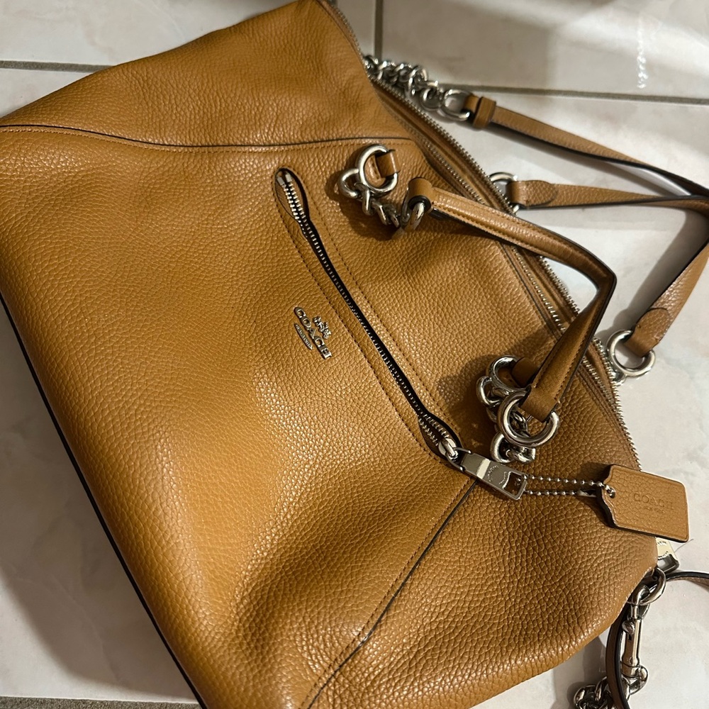 Coach fall colored cross body bag.